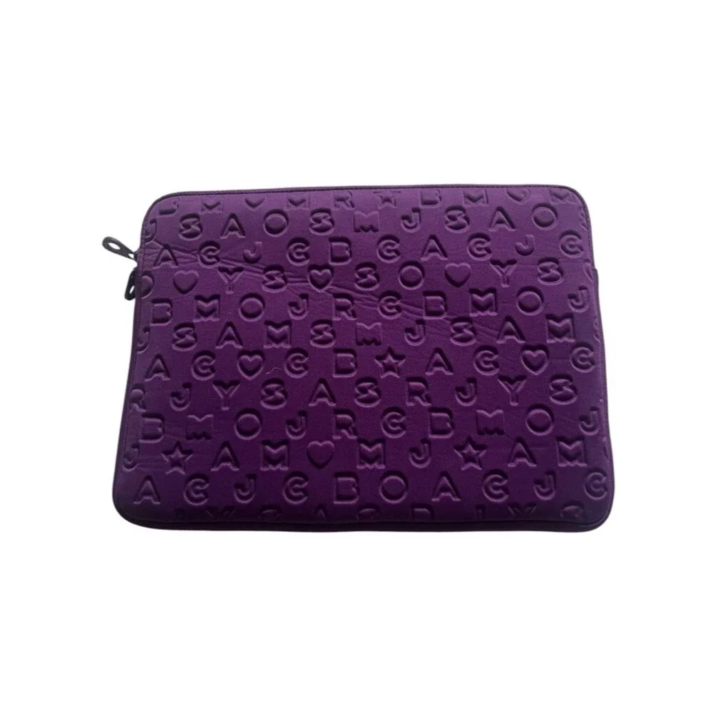 Marc by Marc Jacobs Dreamy Logo Emboss Laptop Tablet Sleeve Magic Violet Purple
